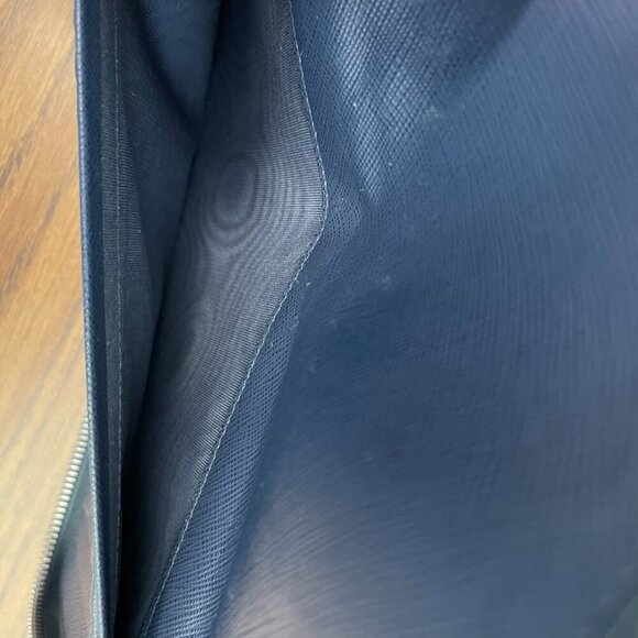 Prada 2ML220 Navy Saffiano Leather Long Wallet w/ Pockets Galore! - Preowned - Picture 11 of 15